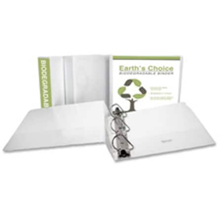 Samsill Corporation Samsill Corporation SAM16987 D-Ring View Binders- 3in. Capacity- 11in.x8-.50in.- White SAM16987